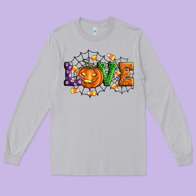 Halloween Love Long Sleeve Tee Designed By Artiststas
