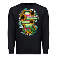 Black Coahuila State Of Mexico Map Premium Sweatshirt - RanaPortraitStore