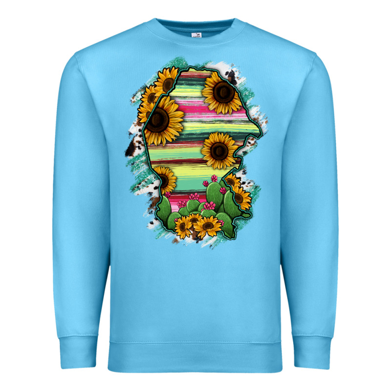 Coahuila State Of Mexico Map Premium Sweatshirt by RanaPortraitStore | Teevron