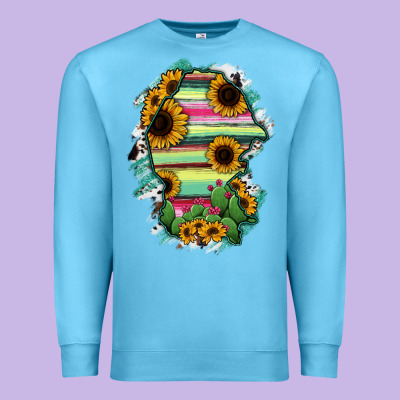 Coahuila State Of Mexico Map Premium Sweatshirt Designed By Ranaportraitstore