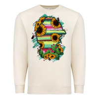 Sandshell Coahuila State Of Mexico Map Premium Sweatshirt - RanaPortraitStore