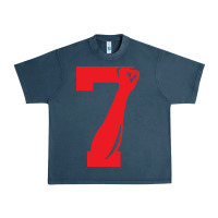 Midnight Navy colin kaepernick number 7 t shirt Urban Heavy Tee - artisFamous