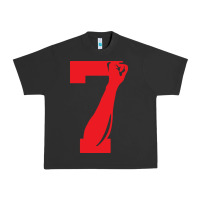 Pigment Black colin kaepernick number 7 t shirt Urban Heavy Tee - artisFamous