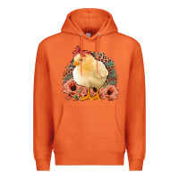 Carrot Chick With Flowers Feopard Premium Hoodie - Jasminsmagicworld