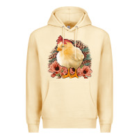 Pina Colada Chick With Flowers Feopard Premium Hoodie - Jasminsmagicworld