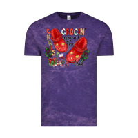 Cloud Purple christmas crocin around the tree Vintage Tee - CowhideDigitalArt
