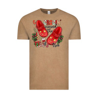 Vintage Coffee christmas crocin around the tree Vintage Tee - CowhideDigitalArt