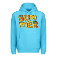 Ocean Blue summer mango Premium Hoodie - BarkalooDesign