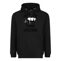 Black save the chubby unıcorns Heavyweight Hoodie - Bettercallsaul
