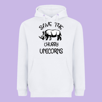 Save The Chubby Unıcorns Heavyweight Hoodie Designed By Bettercallsaul