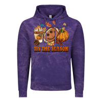 Cloud Purple tis the season football Vintage Hoodie - BarkalooDesign