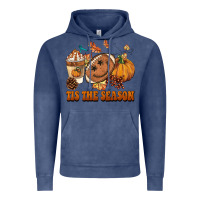 Vintage Denim tis the season football Vintage Hoodie - BarkalooDesign