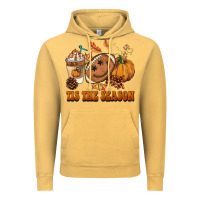 Vintage Mustard tis the season football Vintage Hoodie - BarkalooDesign