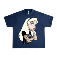 Navy alice in wonderland Urban Heavy Tee - artisFamous