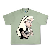 Oil Green alice in wonderland Urban Heavy Tee - artisFamous