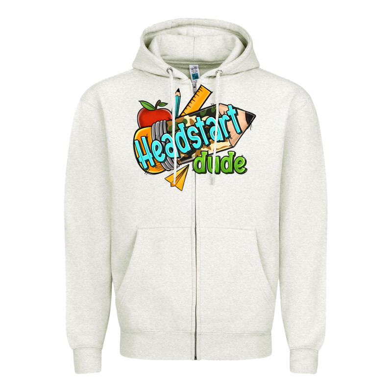 Headstart Dude Zipper Hoodie by RanaPortraitStore | Teevron