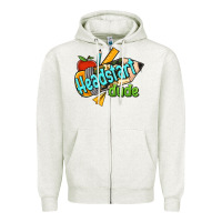 Oatmeal Heather headstart dude Zipper Hoodie - RanaPortraitStore