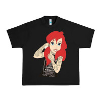 Black ariel tatoo Urban Heavy Tee - artisFamous