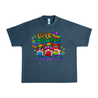 Midnight Navy love gnome no bounds Urban Heavy Tee - CowhideDigitalArt