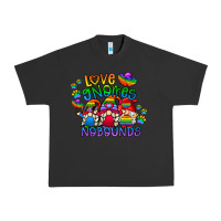 Pigment Black love gnome no bounds Urban Heavy Tee - CowhideDigitalArt