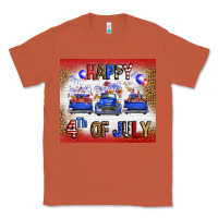 Copper Western Happy Fourth Of July Classic Tee - FaDigitalArtStudio