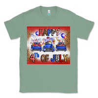 Sage Western Happy Fourth Of July Classic Tee - FaDigitalArtStudio