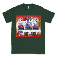 Sports Green Western Happy Fourth Of July Classic Tee - FaDigitalArtStudio
