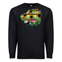 Black Colima State Of Mexico Map Premium Sweatshirt - RanaPortraitStore