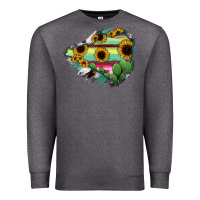 Charcoal Heather Colima State Of Mexico Map Premium Sweatshirt - RanaPortraitStore
