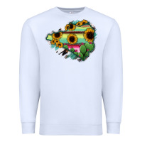 White Colima State Of Mexico Map Premium Sweatshirt - RanaPortraitStore