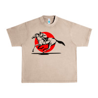 French Oak horse racing Urban Heavy Tee - artisFamous