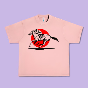 Horse Racing Urban Heavy Tee Designed By Artisfamous