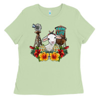 Matcha farm life sheep Ladies Tee - SublimationCraftShop