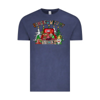 Vintage Denim hanging with my gnomies Vintage Tee - CowhideDigitalArt