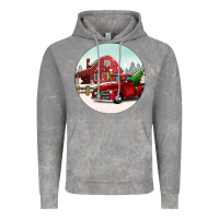 Christmas Farm Christmas Vintage Hoodie | Teevron