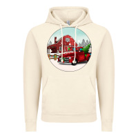 Vintage Artic Christmas farm Christmas Vintage Hoodie - BarkalooDesign