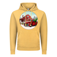 Vintage Mustard Christmas farm Christmas Vintage Hoodie - BarkalooDesign