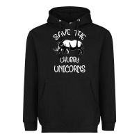 Black save the chubby unıcorns Heavyweight Hoodie - Bettercallsaul