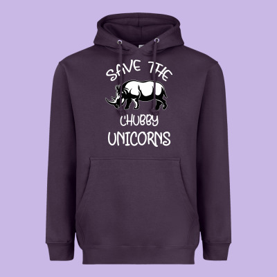 Save The Chubby Unıcorns Heavyweight Hoodie Designed By Bettercallsaul