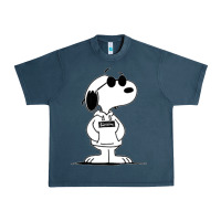 Midnight Navy cool dog Urban Heavy Tee - artisFamous