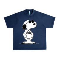Navy cool dog Urban Heavy Tee - artisFamous