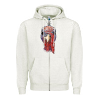 Oatmeal Heather gobble face Zipper Hoodie - RanaPortraitStore