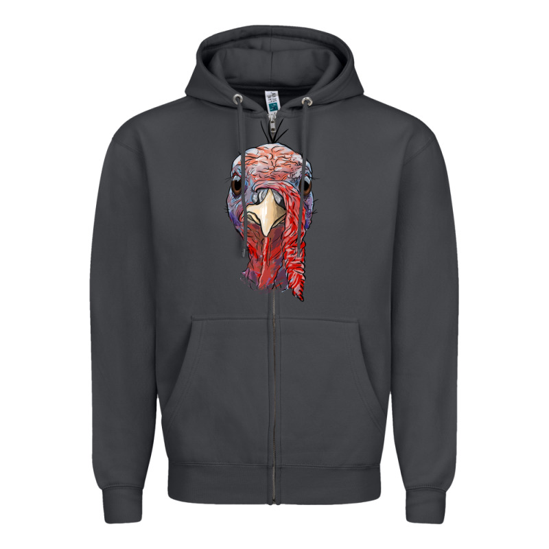 Gobble Face Zipper Hoodie by RanaPortraitStore | Teevron
