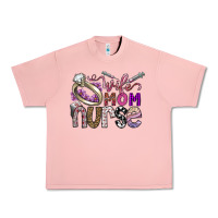 Salmon wife mom nurse Urban Heavy Tee - SublimationCraftShop