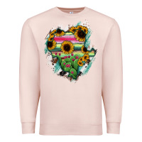 Pale Pink Durango State Of Mexico Map Premium Sweatshirt - RanaPortraitStore