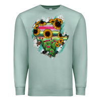 Seafoam Durango State Of Mexico Map Premium Sweatshirt - RanaPortraitStore