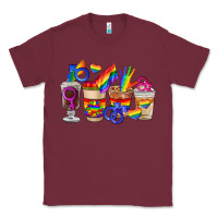 Burgundy lgbt coffee cups Classic Tee - FaDigitalArtStudio