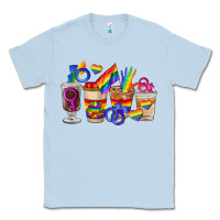 Dusty Blue lgbt coffee cups Classic Tee - FaDigitalArtStudio