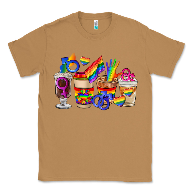 Lgbt Coffee Cups Classic Tee by FaDigitalArtStudio | Teevron