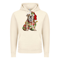 Vintage Artic Christmas english bulldog Vintage Hoodie - BarkalooDesign